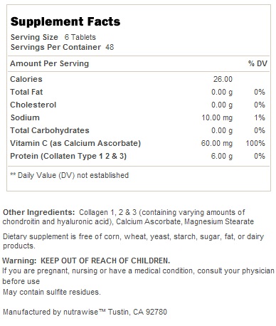 Collagen +C 390 viên- Collagen type 1 2 & 3 