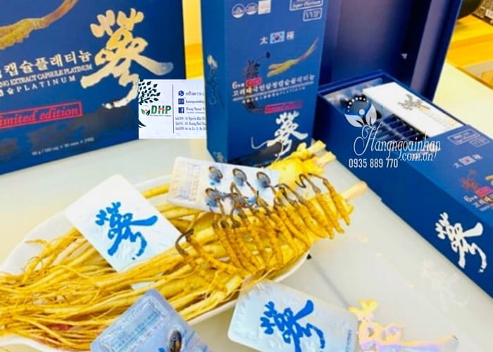 Viên thiên sâm đông trùng hạ thảo Super Platinum Hàn Quốc 2